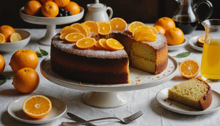 gateau à l'orange avec huile