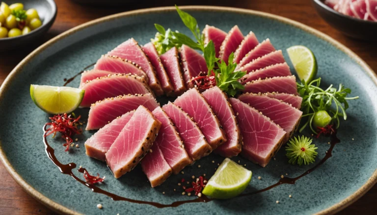 tataki de thon sauce asiatique