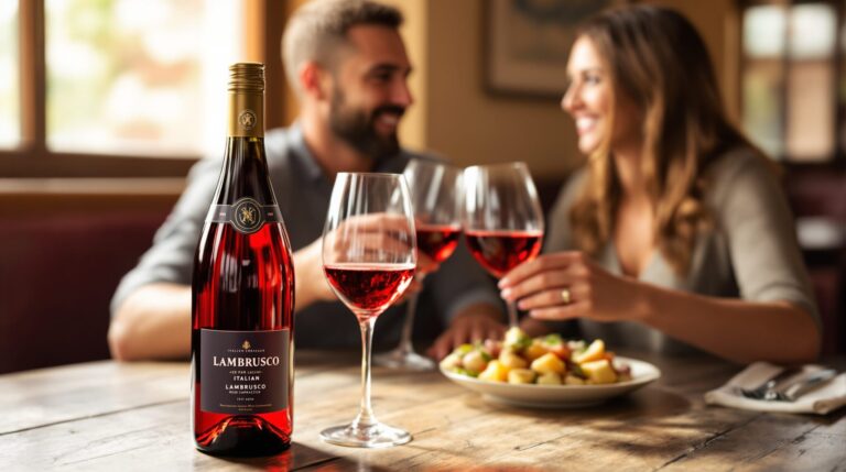 vin pétillant italien rouge